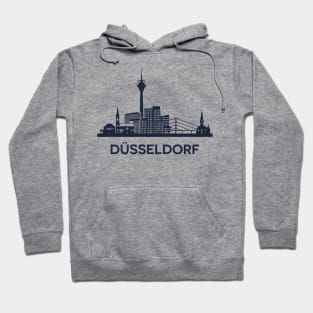 Duesseldorf Skyline Emblem Hoodie